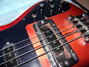 Rickenbacker 4001/4 , Trans Red: Body - Front