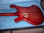 Jul 1978 Rickenbacker 4001/4 , Trans Red: Body - Rear