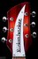 Rickenbacker 381/6 V69, Fireglo: Headstock