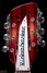 Rickenbacker 360/12 V64, Fireglo: Headstock