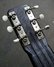 Rickenbacker 59/6 LapSteel, Black crinkle: Headstock - Rear