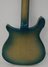 Rickenbacker 420/6 Symfonia Grand, Aqua Blueburst: Body - Rear