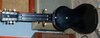Rickenbacker B/7 LapSteel, Black: Full Instrument - Rear
