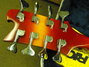 Rickenbacker 4003/8 S, Fireglo: Headstock - Rear