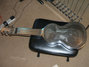 Rickenbacker NS 100/6 LapSteel, Silver: Full Instrument - Rear