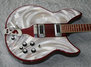 Rickenbacker 331/6 Lightshow, Burgundy: Body - Front
