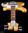 Rickenbacker 4001/4 , Mapleglo: Neck - Front