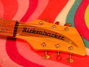 Rickenbacker 450/6 Refin, Black: Headstock