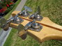 Rickenbacker 4001/4 , Mapleglo: Headstock - Rear