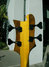 Rickenbacker 4004/4 Cii, Custom Yellow: Headstock - Rear