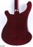 Jun 1980 Rickenbacker 4001/4 Mod, Burgundy: Body - Rear