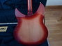 Rickenbacker 330/6 , Fireglo: Body - Rear