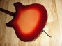 Oct 1992 Rickenbacker 1997/6 f hole, Fireglo: Body - Rear