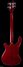 Rickenbacker 4001/4 , Burgundy: Full Instrument - Rear