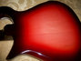 Jul 2008 Rickenbacker 620/6 , Fireglo: Body - Rear