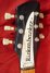 Rickenbacker 320/6 f hole, Jetglo: Headstock