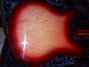 Dec 1998 Rickenbacker 1998/6 f hole, Fireglo: Body - Rear