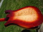 Jun 1991 Rickenbacker 660/12 TP, Fireglo: Body - Rear