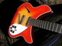Rickenbacker 330/6 Mod, Fireglo: Close up - Free2