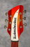 Rickenbacker 460/6 , Fireglo: Headstock