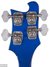 Rickenbacker 4003/4 BH BT, Midnightblue: Headstock - Rear