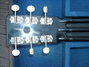 Rickenbacker B Post War/6 LapSteel, Black: Headstock - Rear