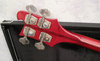 Rickenbacker 4001/4 , Burgundy: Headstock - Rear