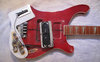 Rickenbacker 4001/4 , Burgundy: Close up - Free2