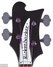 Rickenbacker 4003/4 , Jetglo: Headstock