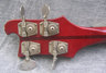 Rickenbacker 4001/4 , Burgundy: Headstock - Rear