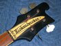 Rickenbacker 4001/4 , Jetglo: Headstock