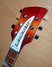 Rickenbacker 620/6 , Fireglo: Headstock