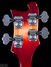 Rickenbacker 4001/4 V63, Fireglo: Headstock - Rear
