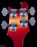 Rickenbacker 4003/4 , Fireglo: Headstock - Rear