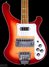 Rickenbacker 4003/4 , Fireglo: Body - Front