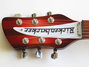 Rickenbacker 330/6 , Fireglo: Headstock