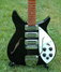 Rickenbacker 1996/6 f hole, Jetglo: Body - Front