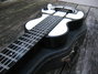 Rickenbacker B/6 LapSteel, Black: Neck - Rear