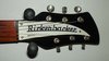 Dec 1990 Rickenbacker 355/6 JL, Jetglo: Headstock