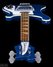 Rickenbacker 4001/4 , Azureglo: Full Instrument - Front
