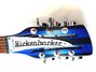 Rickenbacker 330/12 , Blueburst: Headstock