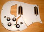 Rickenbacker 450/12 Mod, Custom: Close up - Free2