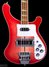 Rickenbacker 4001/4 , Fireglo: Body - Front