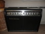 Rickenbacker TR100/amp , Black: Headstock
