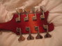 Rickenbacker 4003/8 S, Fireglo: Headstock - Rear