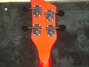 Rickenbacker 2030/4 , Red: Headstock - Rear
