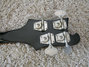 Rickenbacker 4001/4 S, Jetglo: Headstock - Rear