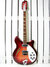 Rickenbacker 360/6 , Fireglo: Full Instrument - Front