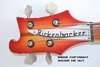 Rickenbacker 4001/4 , Fireglo: Headstock