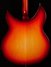 Dec 2011 Rickenbacker 330/12 , Fireglo: Body - Rear